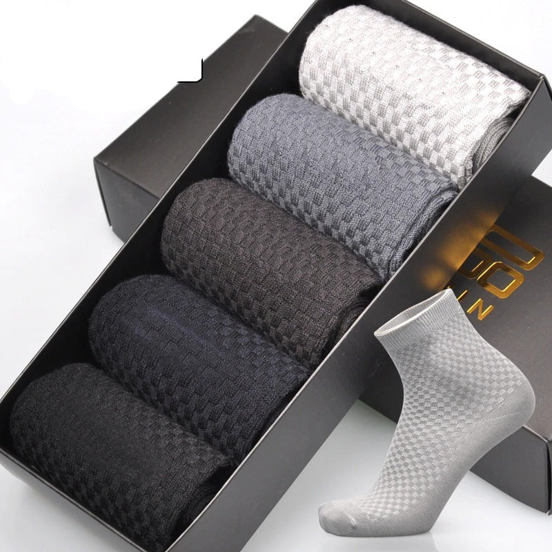 Bamboo fiber men's Business  socks