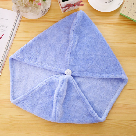 Korean version of coral fleece dry hair cap dry hair towel