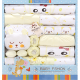 18 sets of baby clothes cotton newborn gift box autumn and winter child supplies