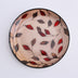 Floral round ceramic dinner plate - Minihomy