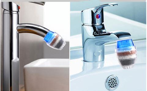 Five-layer filter kitchen faucet filter household water purifier machine activated carbon splash-proof water filter - Minihomy