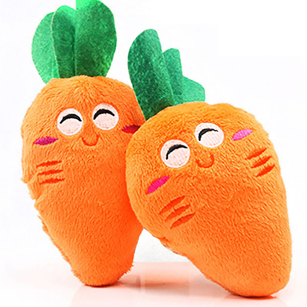 Dog Plush Vocal Toys Fruits Cartoons Pets Cats Toys Pet Supplies - Minihomy