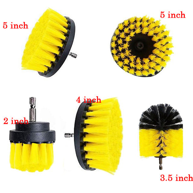 Multifunctional Electric Drill Brush for Clean Kitchen Floor and Automobile Tires - Minihomy