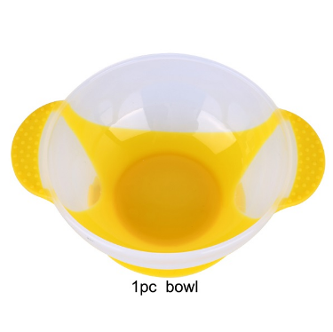 1pc/3Pcs/set Baby Tableware Dinnerware Suction Bowl with Temperature Sensing Spoon baby food Baby Feeding Bowls dishes