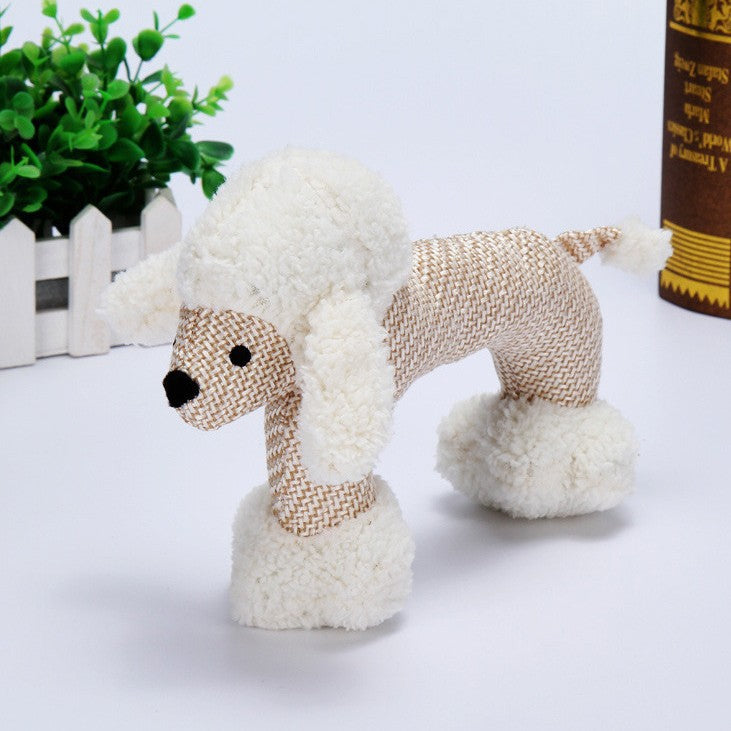 Corduroy Dog Toys for Small Large Dogs Animal Shape Plush Pet Accessories Supplies