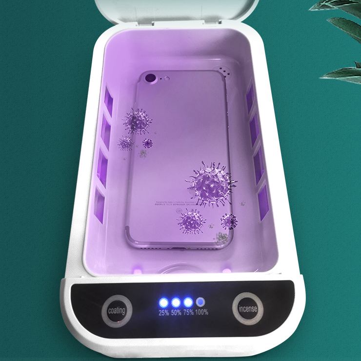 Mobile phone sterilizer sterilizing ozone home - Minihomy