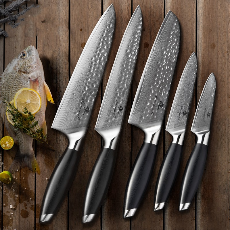 Five-piece kitchen knife chef's knife - Minihomy