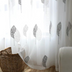 Modern Simple Embroidered Curtain And Window Screen - Minihomy