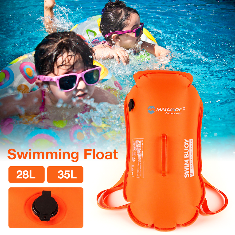 Double Airbag Swimming Buoy Floating Mark Detachable Shoulder Waterproof Backpack - Minihomy