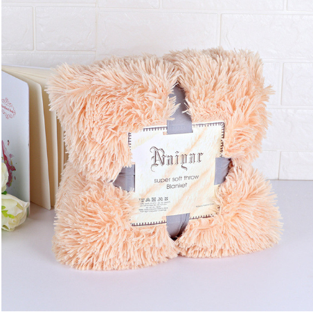 Super Soft Long Shaggy Fuzzy Warm Elegant Cozy With Fluffy Sherpa Throw Blanket