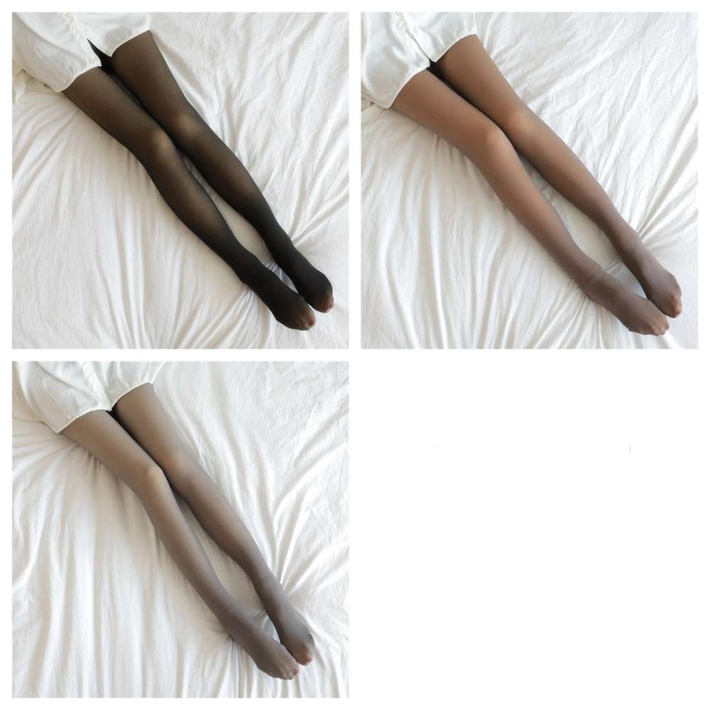 Fleece Lined Pantyhose Thermal Winter Tights - Minihomy