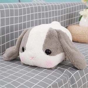 Lop rabbit pillow cartoon plush head rabbit