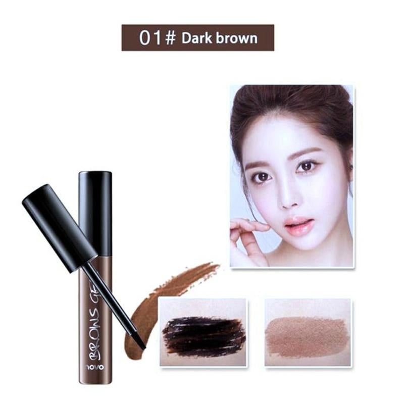 Peel Off Brown Black Eye Brow Tattoo Tint Waterproof Long-lasting Professional Eyebrow Gel Cream - Minihomy