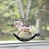 Creative Car Pendant Crystal Trojan Jewelry