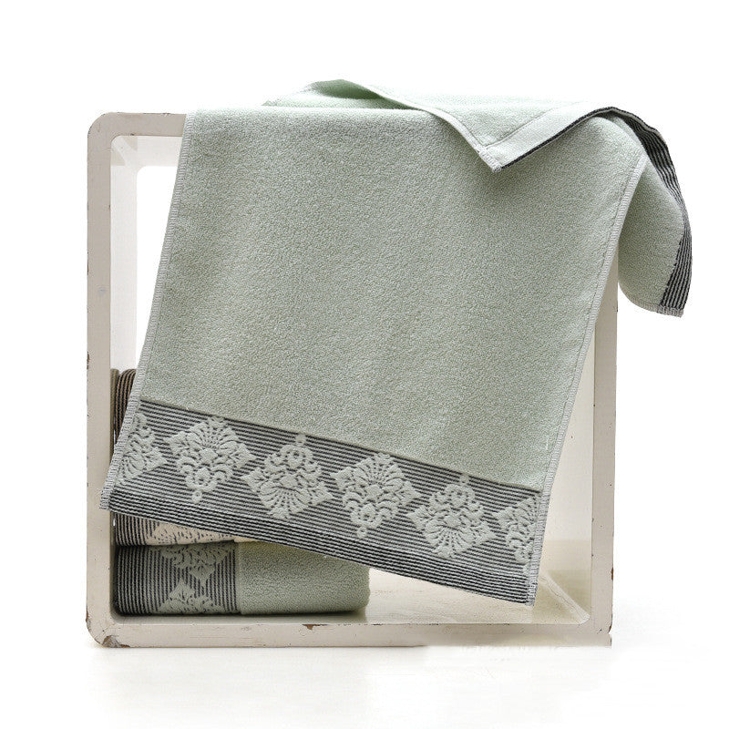 Soft absorbent cotton towel