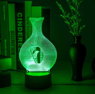 Creative 3D night light LED lamp - Minihomy