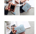 Women's cat decoration tassel short paragraph vertical section two fold small wallet