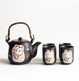 Creative Hand-painted Lucky Cat Ceramic Tea Set