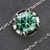 Moissanite necklace 1.5 carats VVS1 - Minihomy