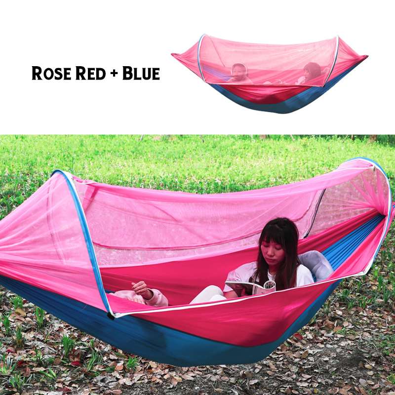 2 Person Portable Outdoor Mosquito Parachute Hammock - Minihomy