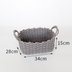 Nordic Wind Hand-woven Thick Cotton Rope Storage Basket