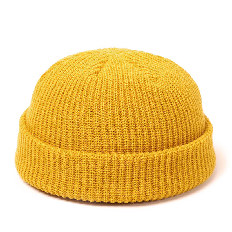 Knitted wool hat