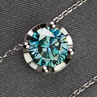 Moissanite necklace 1.5 carats VVS1 - Minihomy