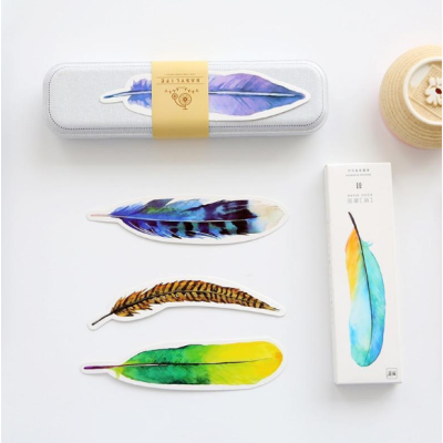 Feather Bookmark 30 Piece Set - Minihomy