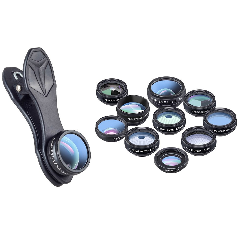 10 in 1 APEXEL Phone Lens Kit