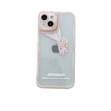 Silicone Astronaut Printed Transparent Phone Case