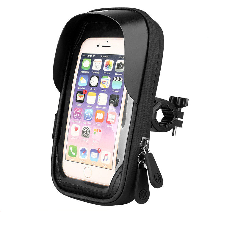 Waterproof Bicycle Phone Holder Stand Motorcycle Handlebar Mount Bag Cases