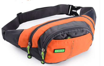 Sports multi-function waterproof pockets unisex chest bag