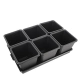 Thickened Simple Plastic Succulent Flower Pot Set