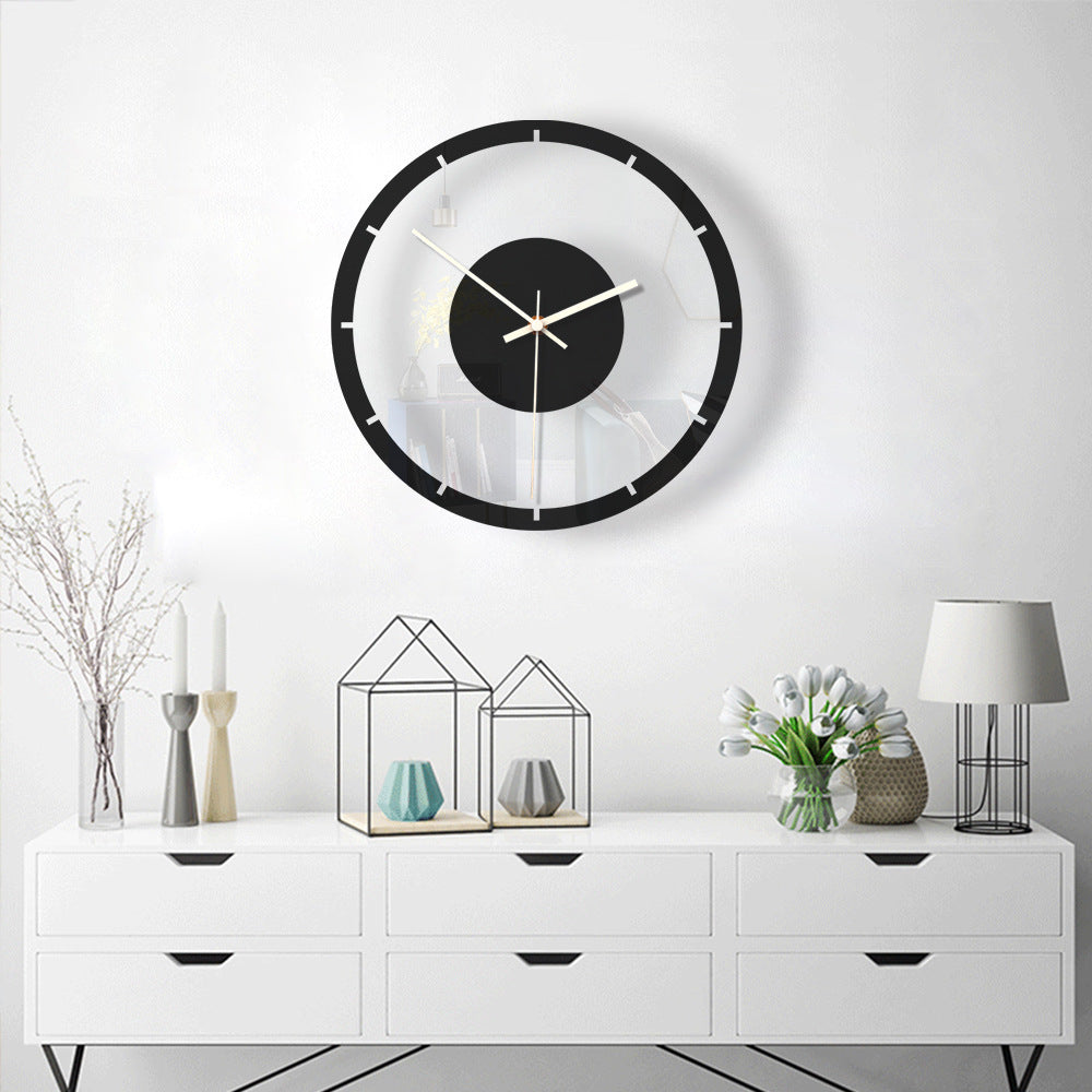 European minimalist creative home wall clock