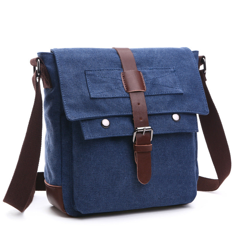 Practical business single shoulder oblique cross bag men's casual canvas bag