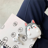 3D Cartoon Cute Shiba Inu Dog Earphone Silicone Case