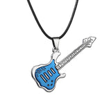 Stainless Steel Guitar Pendant Personality Couple Gift Jewelry