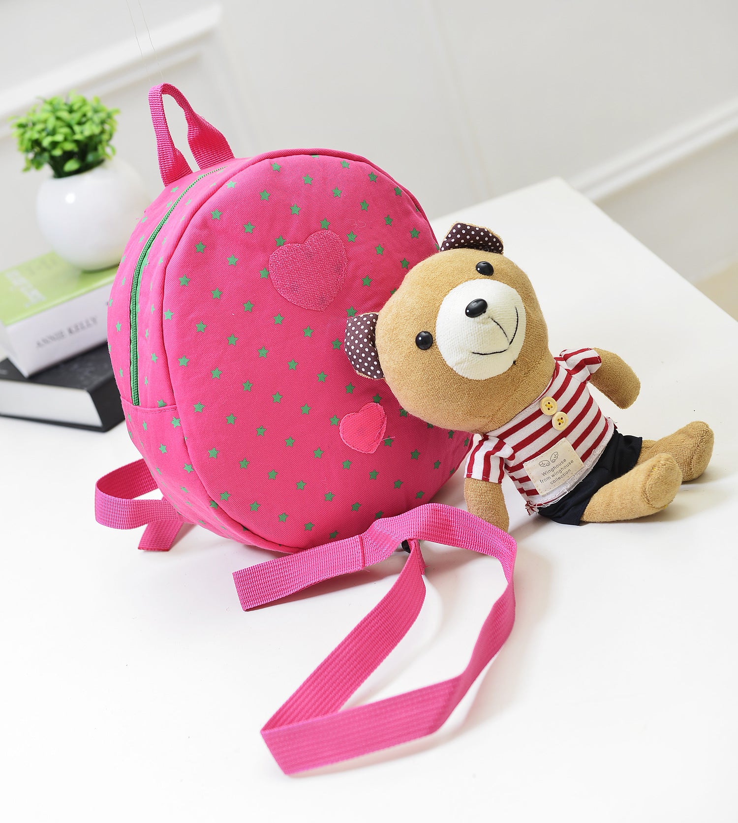 Cute Baby Backpack Anti-lost Bear Cartoon