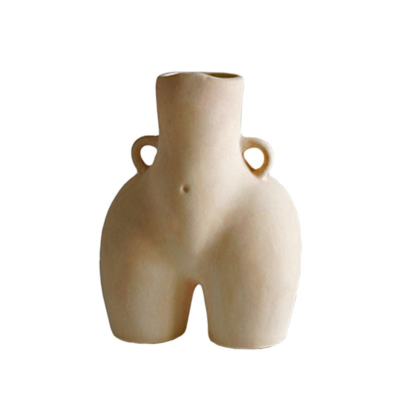 Nordic Creative White Ceramic Vase - Minihomy