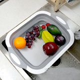 Folding Vegetable Board Household  Multifunctional Anvil Board Washing Basket - Minihomy