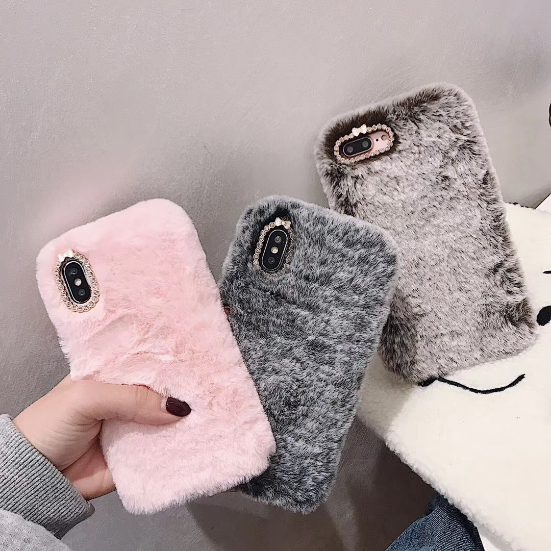 Luxury plush phone case - Minihomy