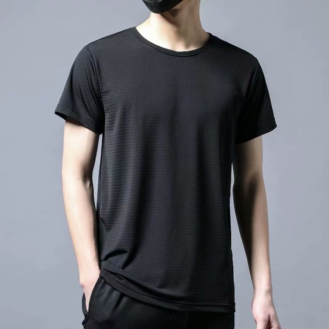 Men's Loose Round Neck Plus Size Short Sleeve T-shirt