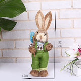 Simulation Papyrus Easter Rabbit Decoration Home