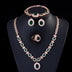 Big Brand Retro Zircon Necklace Set Chain Women - Minihomy