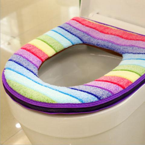 Rainbow Toilet Seat Cover