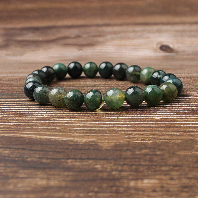 Natural water grass agate bracelet - Minihomy