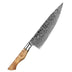 Damascus Steel Kitchen Knife - Sharp & Durable Chef's Knife for Cooking - Minihomy