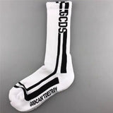 Pure cotton high-top letter socks