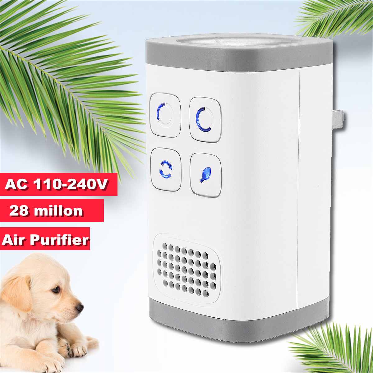 Household ozone disinfection air purifier - Minihomy