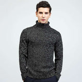 Autumn And Winter Knit Sweater Men's Turtleneck Sweater Men - Minihomy